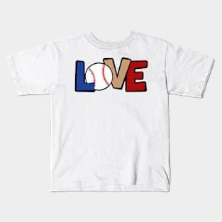 Baseball Love Kids T-Shirt